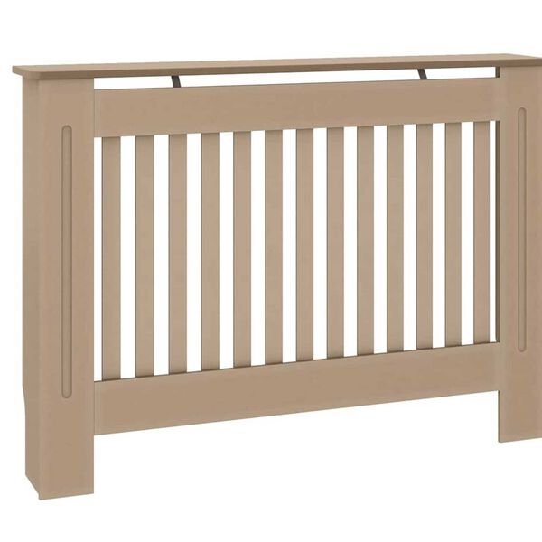 vidaXL Kryt radiátoru 2 pcs Hnědá 112 x 19 x 81,5 cm kompozitní dřevo