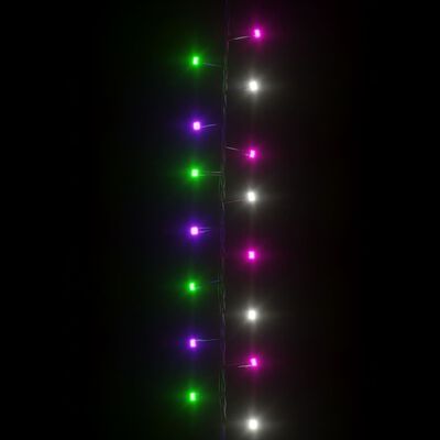 vidaXL Světelný LED řetěz se 3 000 LED pastelový barevný 65 m PVC