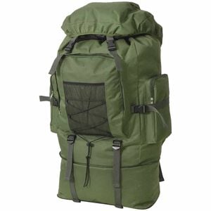 vidaXL Batoh v army stylu XXL 100 l zelen&yacute;