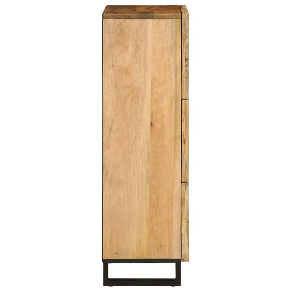 vidaXL Highboard 40 x 34 x 110 cm masivní hrubé mangovníkové dřevo