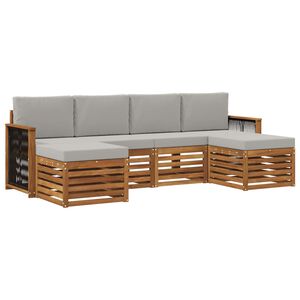 vidaXL Sedac&iacute; soupravy Masivn&iacute; ak&aacute;tov&eacute; dřevo