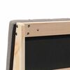vidaXL Čalouněn&eacute; čelo postele Taupe 100 cm Masivn&iacute; borov&eacute; dřevo