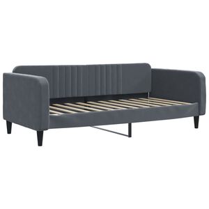vidaXL V&aacute;lenda tmavě &scaron;ed&aacute; 90 x 200 cm samet