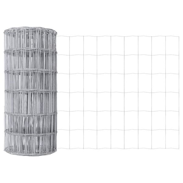 vidaXL Euro plot 0,6 x 50 m Železo potažen&eacute; PVC