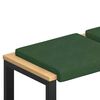 vidaXL Pol&scaron;t&aacute;ř na lavici 2 pcs man&scaron;estr Tmavě zelen&aacute; Hloubka 35 cm