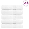 vidaXL Pr&eacute;miov&eacute; ručn&iacute;ky do sprchy SOLUND 25 ks b&iacute;l&eacute; 70 x 140 cm 600 g/m&sup2;
