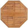vidaXL Skl&aacute;dac&iacute; zahradn&iacute; j&iacute;deln&iacute; stůl 120 x 120 x 75 cm masivn&iacute; teak