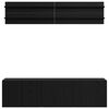 vidaXL TV jednotky N&aacute;stěnn&yacute; 6 pcs Čern&yacute; dub Kompozitn&iacute; dřevo