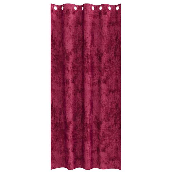 vidaXL Sametov&eacute; z&aacute;věsy 2 pcs v&iacute;nov&aacute; červen&aacute; 245 x 140 cm samet