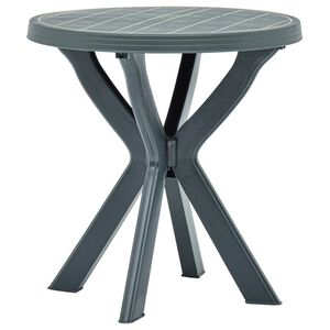 vidaXL Bistro stolek zelen&yacute; &Oslash; 70 cm plast