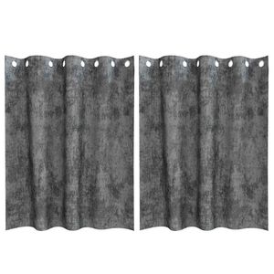 vidaXL Sametov&eacute; z&aacute;věsy 2 ks &Scaron;ed&aacute; 140 x 140 cm samet