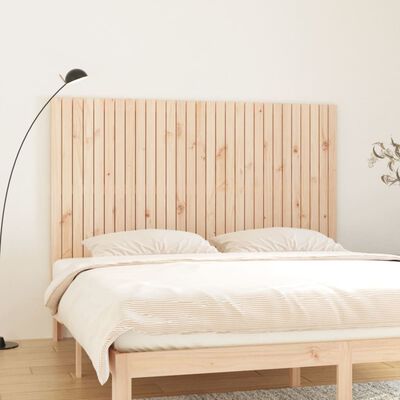 vidaXL Nástěnné čelo postele 185 x 3 x 110 cm masivní borové dřevo