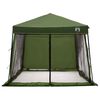 vidaXL Sada Camping Stanů 2 ks 6m&iacute;stn&yacute; Zelen&aacute; Taffeta a Tkanina