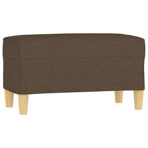 vidaXL Lavice hněd&aacute; 70 x 35 x 41 cm textil