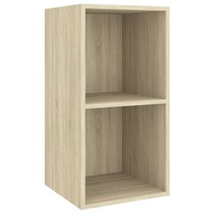 vidaXL N&aacute;stěnn&aacute; TV skř&iacute;ňka dub sonoma 37 x 37 x 72 cm kompozitn&iacute; dřevo
