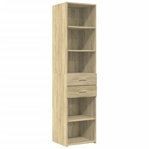 vidaXL Skř&iacute;ň highboard dub sonoma 45 x 42,5 x 185 cm kompozitn&iacute; dřevo