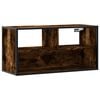 vidaXL TV skř&iacute;ňka kouřov&yacute; dub 80 x 31 x 39,5 cm kompozitn&iacute; dřevo a kov