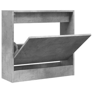 vidaXL Botn&iacute;k betonově &scaron;ed&yacute; 60 x 21 x 57 cm kompozitn&iacute; dřevo