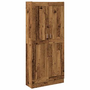 vidaXL Skř&iacute;ň old wood 82,5 x 30,5 x 185 cm kompozitn&iacute; dřevo