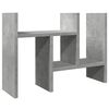 vidaXL Stoln&iacute; organiz&eacute;r betonově &scaron;ed&yacute; 34,5 x 15,5 x 35,5 cm kompozit