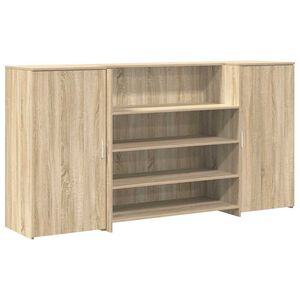 vidaXL Recepčn&iacute; stůl dub sonoma 200x50x103,5 cm kompozitn&iacute; dřevo