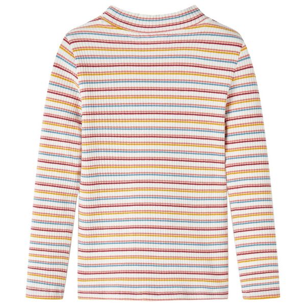 Dětsk&eacute; tričko s dlouh&yacute;m ruk&aacute;vem a zv&yacute;&scaron;en&yacute;m l&iacute;mcem ecru 104