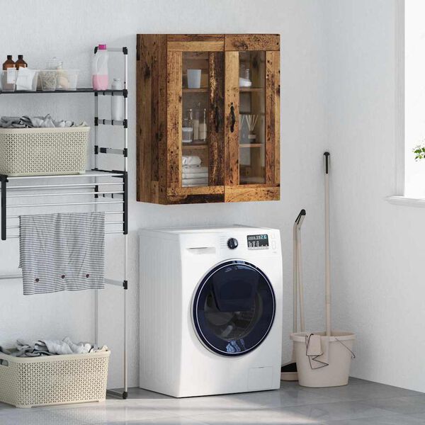 vidaXL N&aacute;stěnn&aacute; skř&iacute;ňka Star&eacute; dřevo 69,5 x 34 x 90 cm