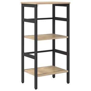 vidaXL Knihovna 2 &uacute;rovn&iacute; 40 x 29,5 x 81 cm Kompozitn&iacute; dřevo Sonoma dub