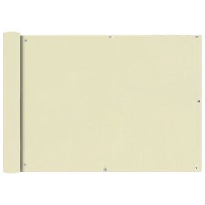 vidaXL Balk&oacute;nov&aacute; z&aacute;stěna z oxfordsk&eacute; l&aacute;tky 75x400 cm kr&eacute;mov&aacute;