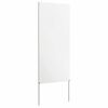 vidaXL Soukromí na zahradě Bílá 50 x 140 cm Studeně válcovaná ocel