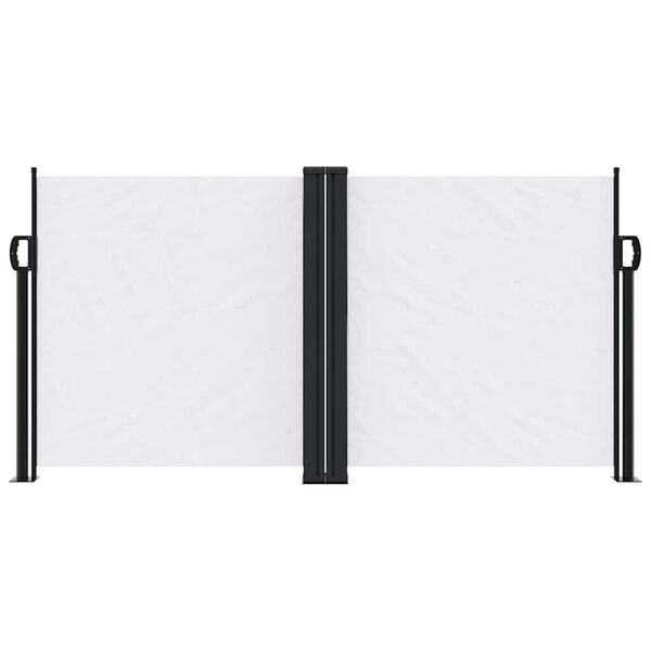 vidaXL Zatahovac&iacute; bočn&iacute; mark&yacute;za b&iacute;l&aacute; 120 x 1 000 cm