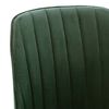 323054 vidaXL Dining Chairs 2 pcs Dark Green Velvet