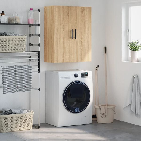 vidaXL N&aacute;stěnn&aacute; skř&iacute;ňka dub sonoma 69,5 x 34 x 90 cm