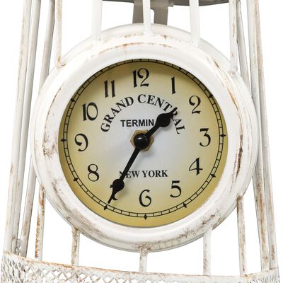 vidaXL Nástěnné hodiny s teploměrem vintage