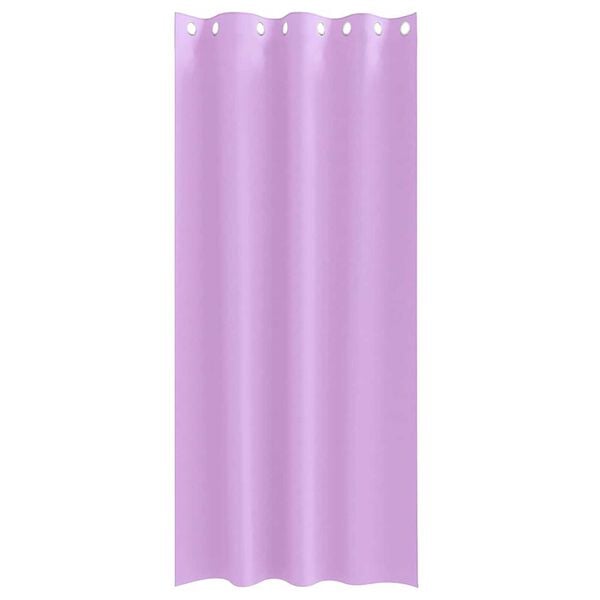 vidaXL Z&aacute;věsy na zatemněn&iacute; s kroužky 2 pcs Fialov&aacute; 260 x 140 cm