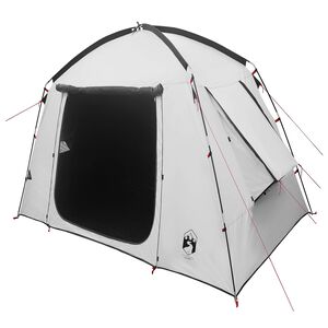 vidaXL Chata stan B&iacute;l&yacute; blackout 210 x 210 x 138 cm Polyester
