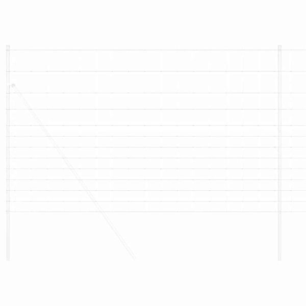 vidaXL Pastevn&iacute; plot Stř&iacute;brn&aacute; 50 x 1,5 m Pozinkovan&aacute; ocel