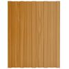 vidaXL Stře&scaron;n&iacute; panel 12 pcs Př&iacute;rodn&iacute; 60 x 45 cm Pozinkovan&aacute; ocel