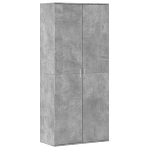 vidaXL Botn&iacute;k betonově &scaron;ed&yacute; 80 x 39 x 178 cm kompozitn&iacute; dřevo