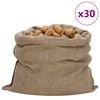 vidaXL Jutov&eacute; pytle 30 ks 100 x 110 cm 100% juta 340 g/m&sup2;