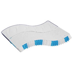 vidaXL Taštičková pružinová matrace středně tvrdá 200 x 200 cm