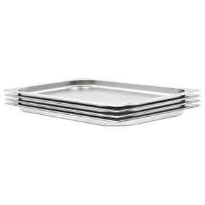 vidaXL Gastron&aacute;doby 4 ks GN 1/1 20 mm nerezov&aacute; ocel