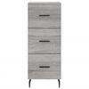 vidaXL Skř&iacute;ň highboard &scaron;ed&aacute; sonoma 34,5 x 34 x 180 cm kompozitn&iacute; dřevo