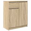 vidaXL Př&iacute;born&iacute;k se z&aacute;suvkou Sonoma Dub 71x35x84 cm kompozitn&iacute; dřevo