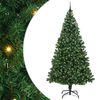 vidaXL Uměl&yacute; v&aacute;nočn&iacute; stromeček Zelen&aacute; 240 cm PVC, ocel a plast