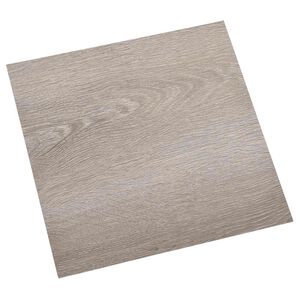 vidaXL Samolepic&iacute; podlahov&aacute; prkna Taupe 30,5 x 30,5 cm 20 ks PVC