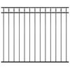 vidaXL Plotov&yacute; panel ASSEN ocelov&yacute; 1,7 x 1,5 m čern&yacute;
