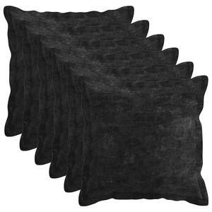 vidaXL Povlak na pol&scaron;t&aacute;ř 6 ks HOUTEN Antracitov&aacute; 30 x 30 cm
