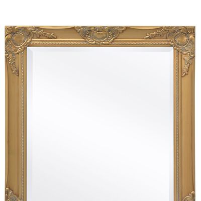 vidaXL Nástěnné zrcadlo barokní styl 120 x 60 cm zlaté