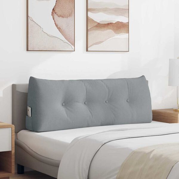 vidaXL Pol&scaron;t&aacute;ř na z&aacute;da Světle &scaron;ed&aacute; 120 x 24 x 50 cm textil